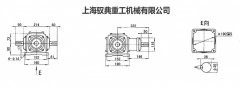 T型换向器T6-1-LR齿轮转向箱外型尺寸和图纸