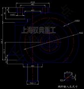 SWLD5T-1A-II丝杆升降机5吨外型尺寸和电机法兰CAD图