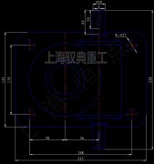 SWL5吨丝杆升降机5T-1A-I-Z带防护罩外型尺寸和CAD图