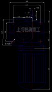 丝杆升降机SWL2.5T-1A-71B5-0.37KW安装尺寸CAD图